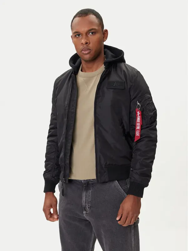 Alpha Industries Alpha Industries Bomber MA-1 TT Hood Two Tone 258100 Crna Regular Fit