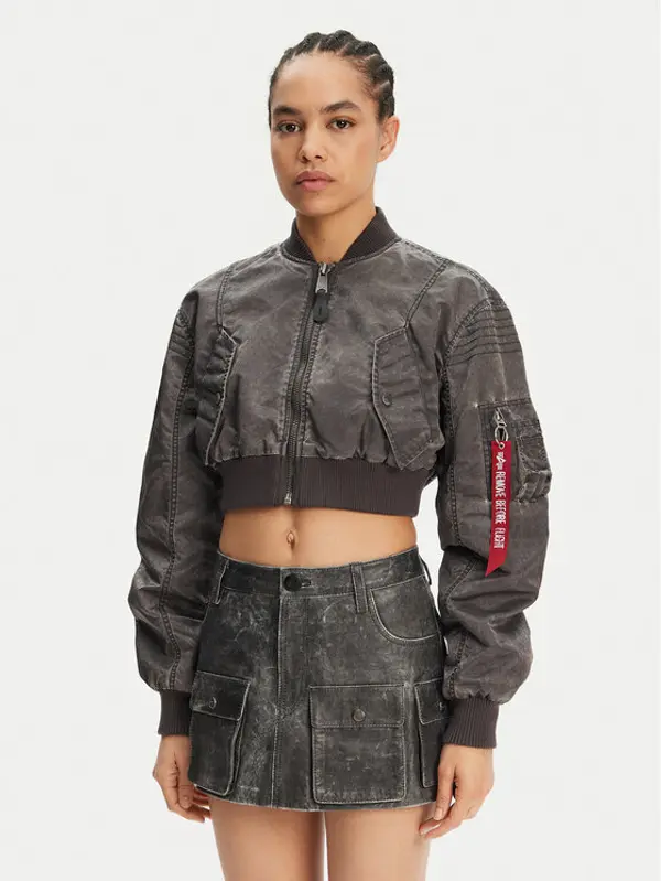 Alpha Industries Alpha Industries Bomber MA-1 Vintage 156002 Siva Regular Fit