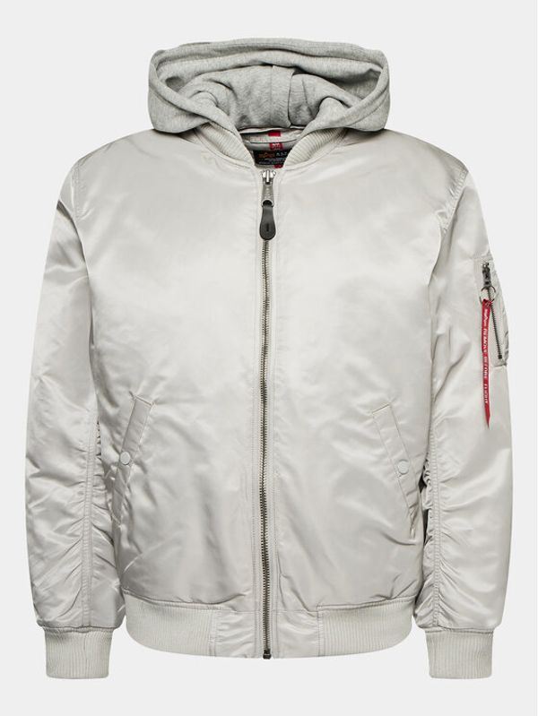 Alpha Industries Alpha Industries Bomber Ma-1 ZH Back Emb 138105 Siva Regular Fit