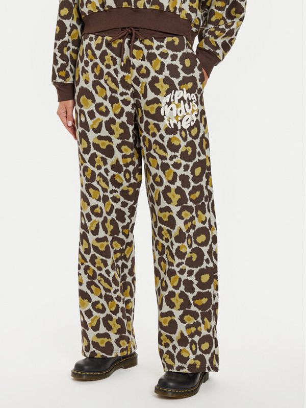 Alpha Industries Alpha Industries Donji dio trenerke 148050C Smeđa Regular Fit