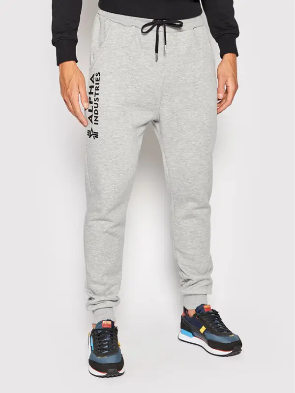 alpha industries Alpha Industries Donji dio trenerke Basic 116368 Siva Regular Fit