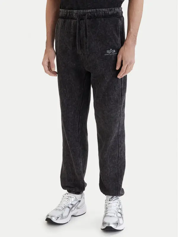 alpha industries Alpha Industries Donji dio trenerke Vintage Basic 258361 Crna Regular Fit