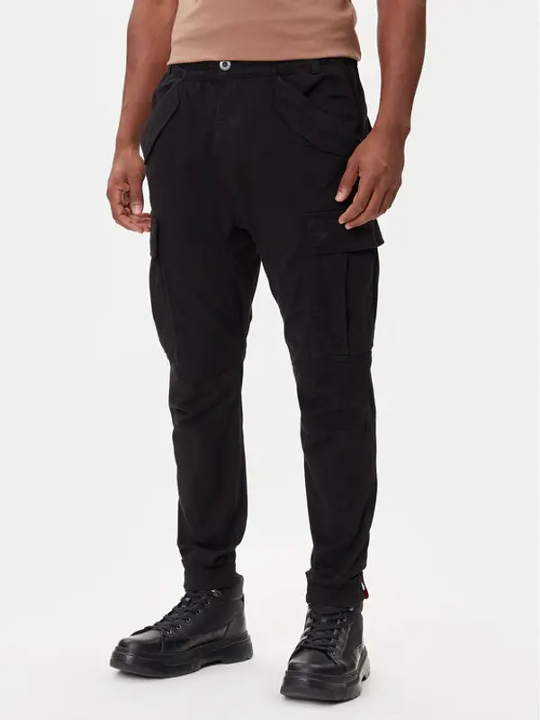 alpha industries Alpha Industries Jogger Airman 188201 Crna Tapered Fit