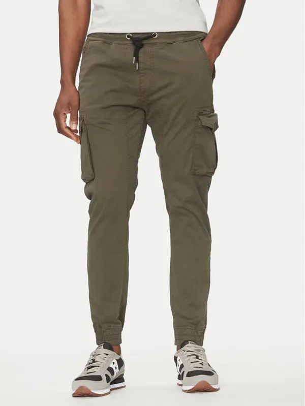 alpha industries Alpha Industries Jogger Twill 116202 Zelena Regular Fit