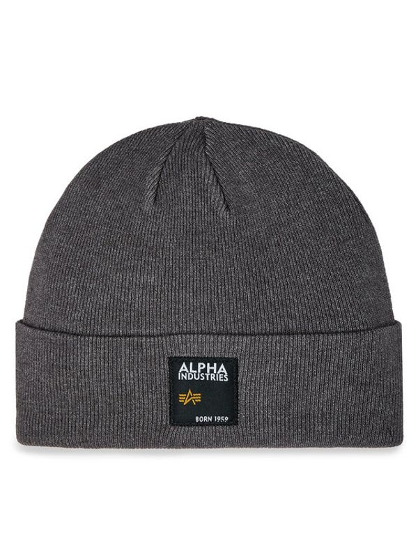Alpha Industries Alpha Industries Kapa Label Beanie 118934 Siva