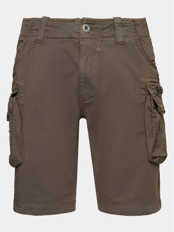 Alpha Industries Alpha Industries Kratke hlače Crew 176203 Siva Slim Fit