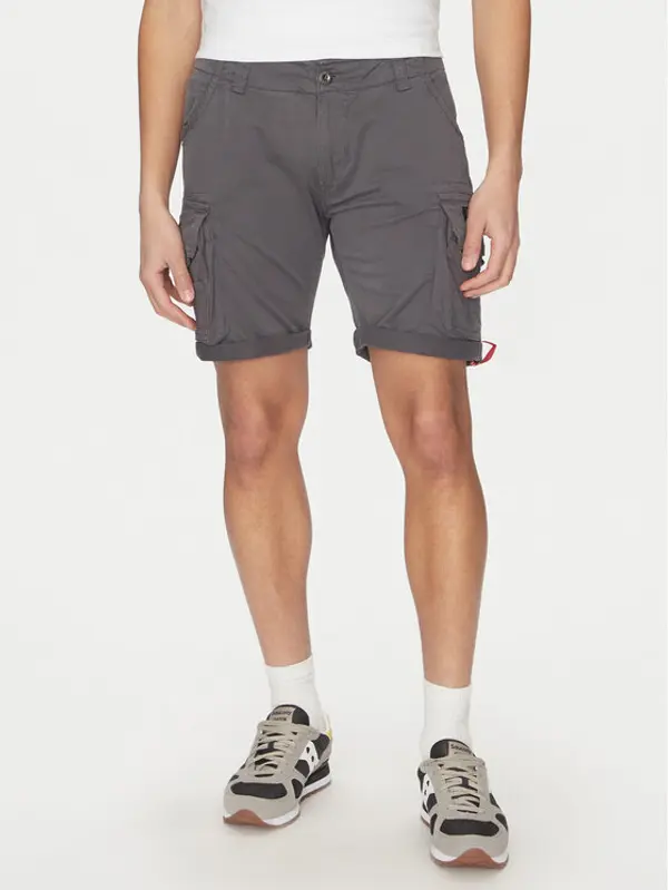 alpha industries Alpha Industries Kratke hlače Crew 176203 Siva Slim Fit