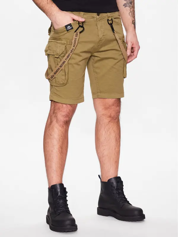 Alpha Industries Alpha Industries Kratke hlače Utility 116213 Bež Slim Fit