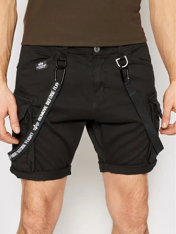 alpha industries Alpha Industries Kratke hlače Utility 116213 Crna Regular Fit