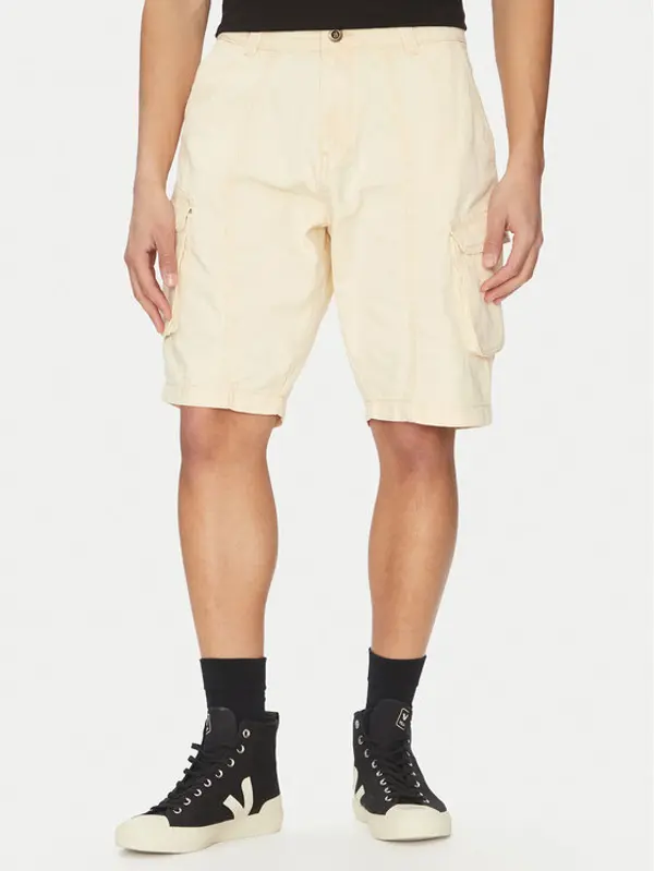 alpha industries Alpha Industries Kratke traperice Canvas Acid 156259 Bijela Regular Fit
