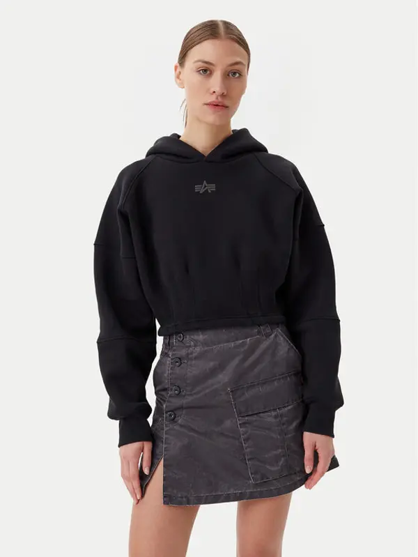 alpha industries Alpha Industries Majica dugih rukava 148041 Crna Regular Fit