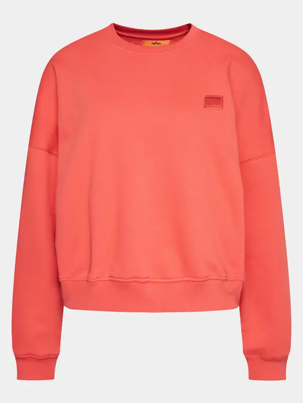 alpha industries Alpha Industries Majica dugih rukava Essentials 146030 Crvena Relaxed Fit