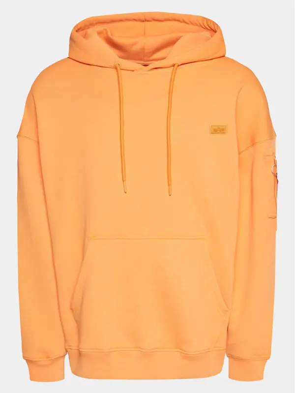 Alpha Industries Alpha Industries Majica dugih rukava Essentials 146335 Narančasta Relaxed Fit