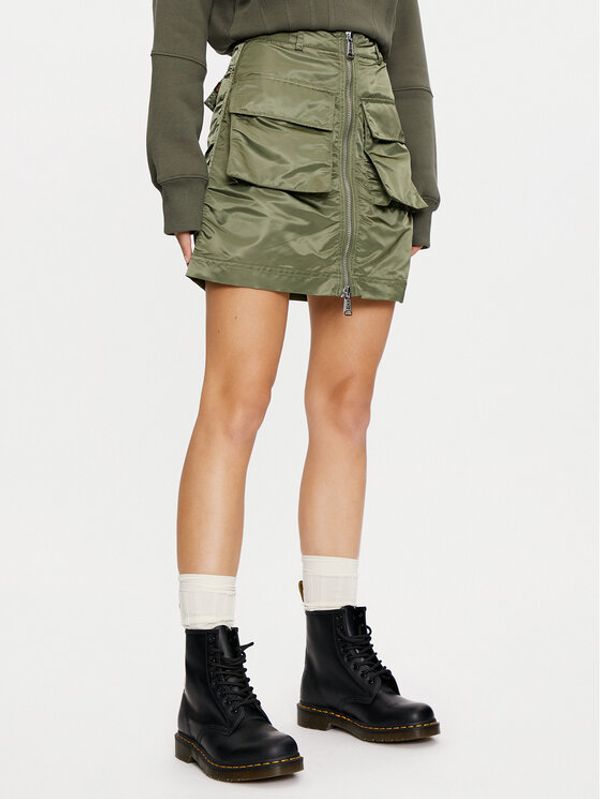 Alpha Industries Alpha Industries Mini suknja 148066 Zelena Regular Fit