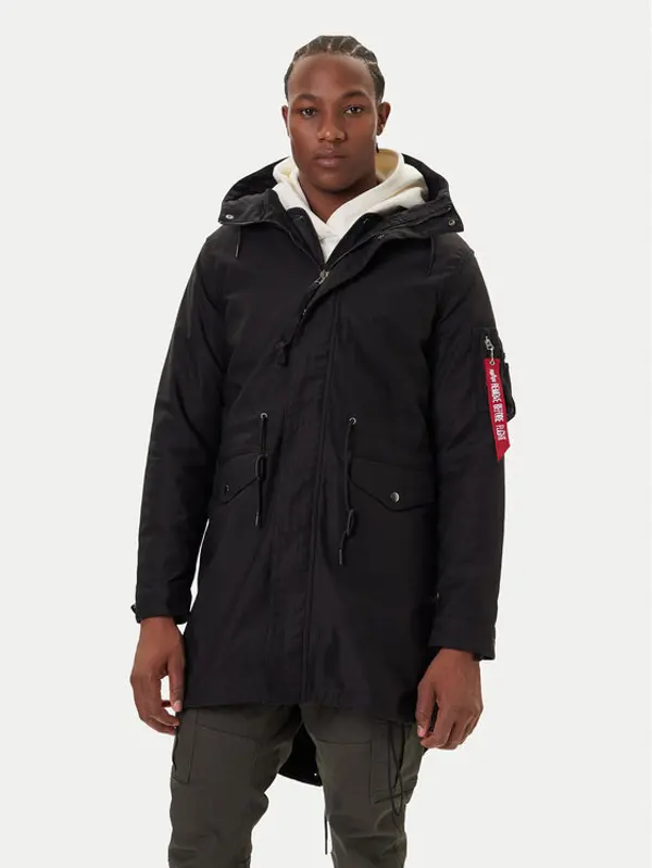 Alpha Industries Alpha Industries Parka Studio M-51 Fishtail 258112 Crna Regular Fit