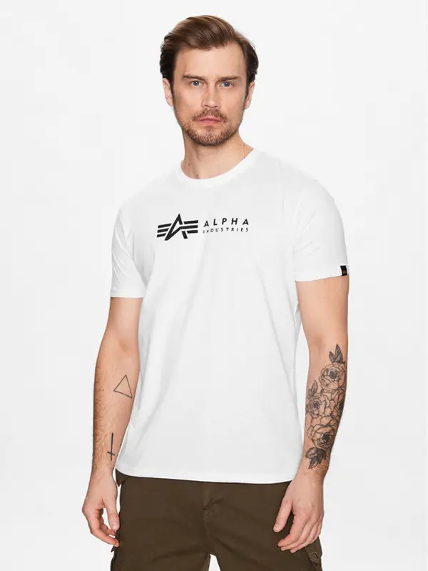 alpha industries Alpha Industries Set t-shirt majica﻿ Alpha Label 118534 Bijela Regular Fit