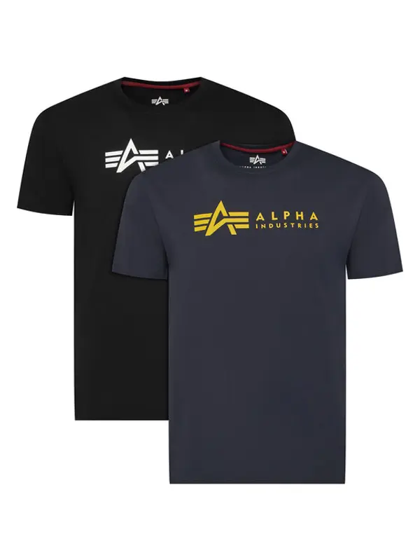 alpha industries Alpha Industries Set t-shirt majica﻿ Alpha Label 118534 Šarena Regular Fit