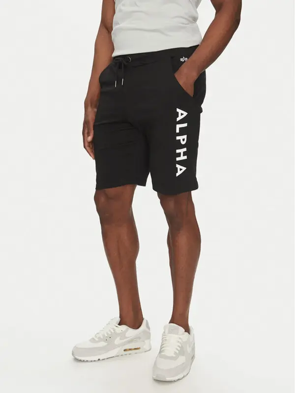 alpha industries Alpha Industries Sportske kratke hlače 116366 Crna Regular Fit