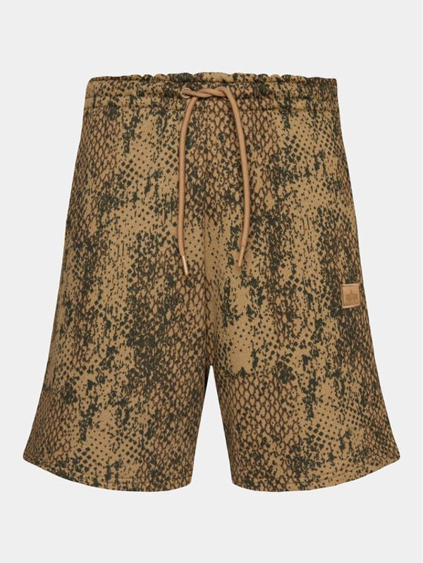 Alpha Industries Alpha Industries Sportske kratke hlače Essentials 146363C Smeđa Regular Fit