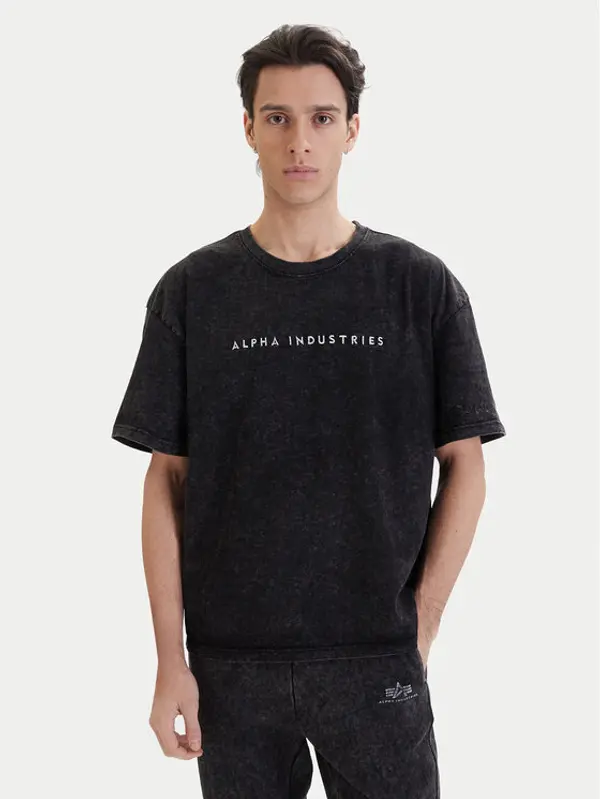 alpha industries Alpha Industries T-shirt Acid Logo 258519 Crna Regular Fit