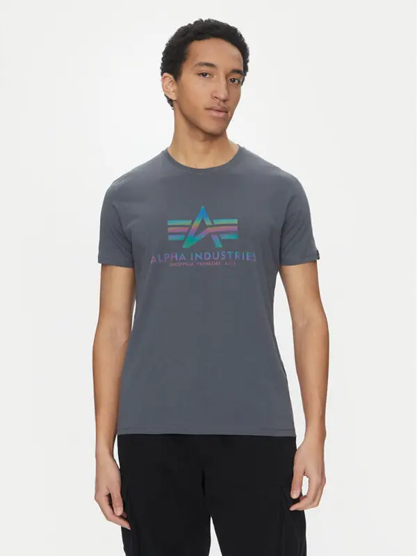 Alpha Industries Alpha Industries T-shirt Basic 100501 Siva Regular Fit