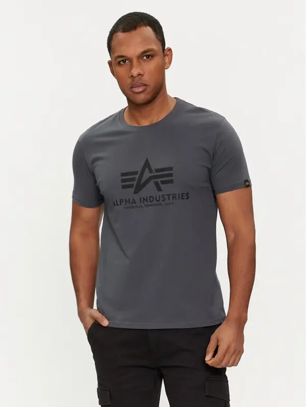 alpha industries Alpha Industries T-shirt Basic 100501 Siva Regular Fit