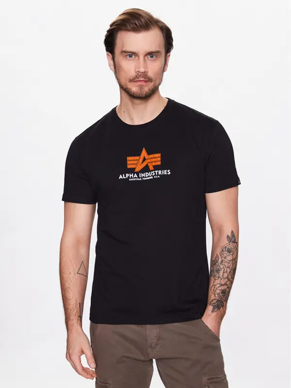 alpha industries Alpha Industries T-shirt Basic 100501RB Crna Regular Fit