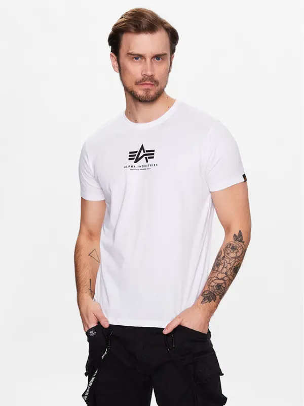 alpha industries Alpha Industries T-shirt Basic 118533 Bijela Regular Fit