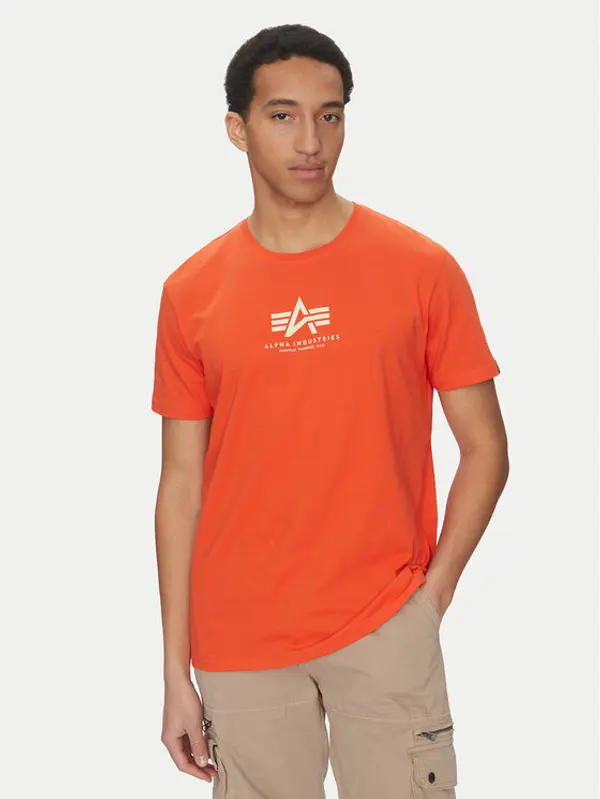 Alpha Industries Alpha Industries T-shirt Basic 118533 Narančasta Regular Fit