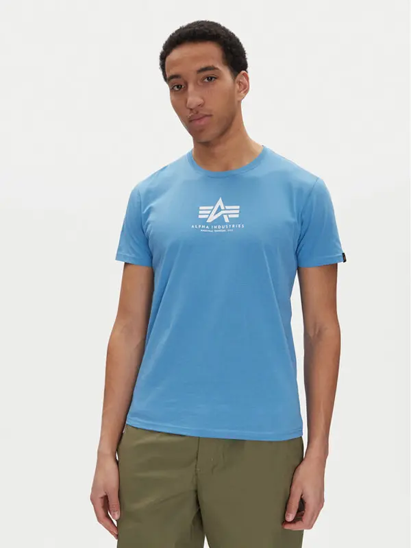 alpha industries Alpha Industries T-shirt Basic 118533 Plava Regular Fit
