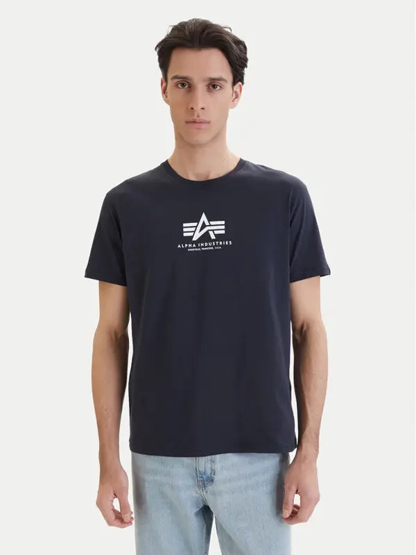 alpha industries Alpha Industries T-shirt Basic 118533 Tamnoplava Regular Fit