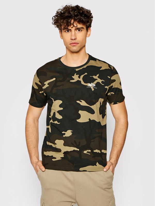 Alpha Industries Alpha Industries T-shirt Basic Small Logo 188505C Šarena Regular Fit