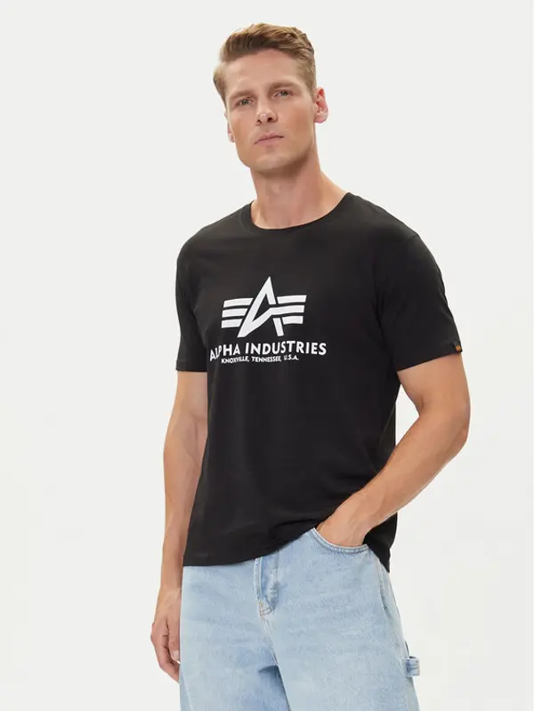 alpha industries Alpha Industries T-shirt Basic T-Shirt 100501 Crna Regular Fit