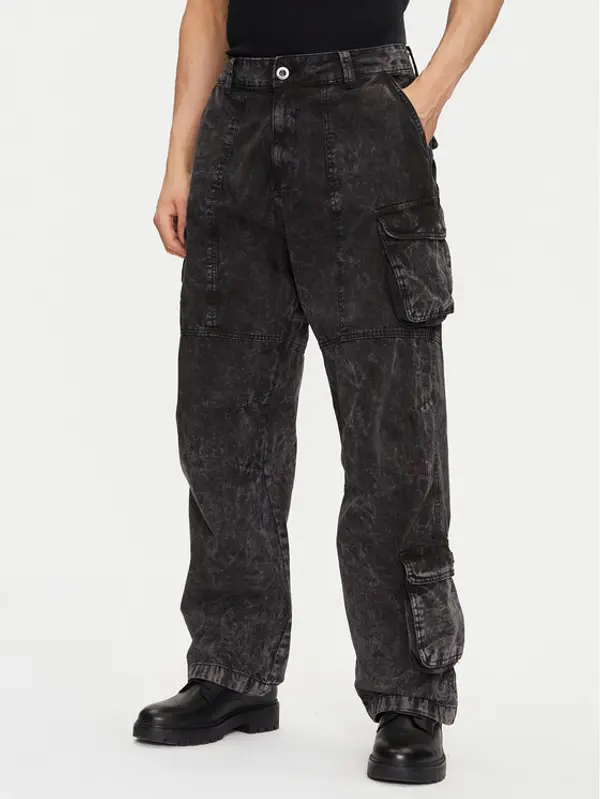 Alpha Industries Alpha Industries Traperice Canvas Acid Pant 156212 Crna Regular Fit