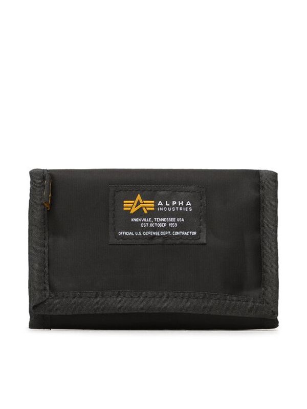Alpha Industries Alpha Industries Veliki muški novčanik Crew Wallet 196928 Crna