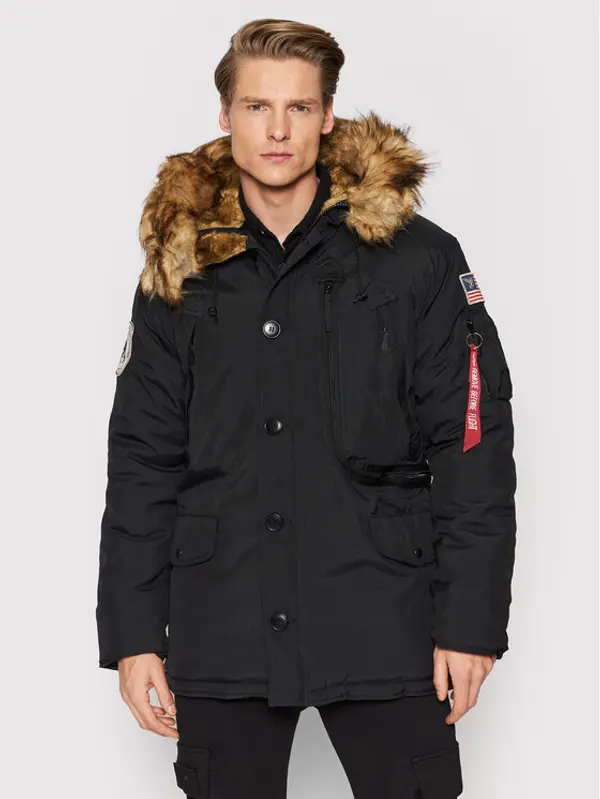 alpha industries Alpha Industries Zimska jakna 123144 Crna Regular Fit