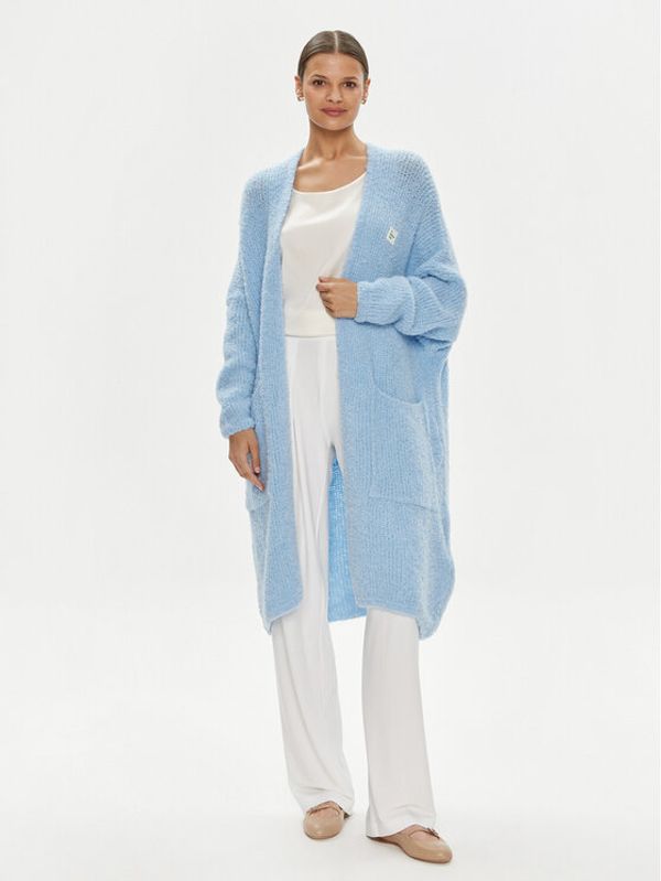 American Vintage American Vintage Kardigan Zolly ZOL19BE24 Plava Relaxed Fit