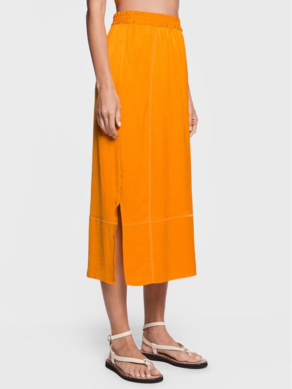 American Vintage American Vintage Midi suknja Widland WID13CE23 Narančasta Regular Fit