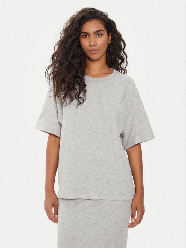 American Vintage American Vintage T-shirt Ruzy RUZ02AE24 Siva Regular Fit