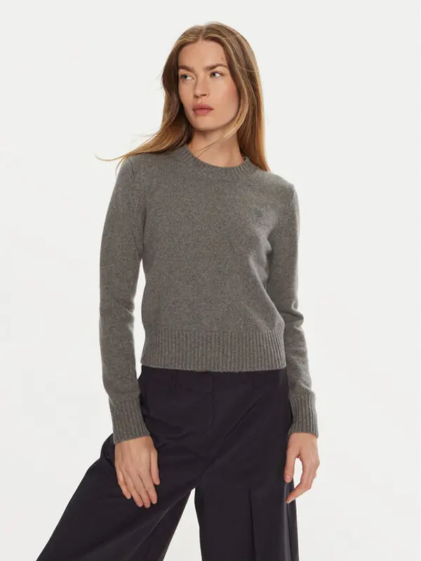 AMI Paris AMI Paris Džemper FKS057005 Siva Regular Fit