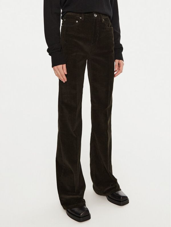 AMI PARIS AMI PARIS Hlače FTR420.CO0089 Smeđa Flare Fit