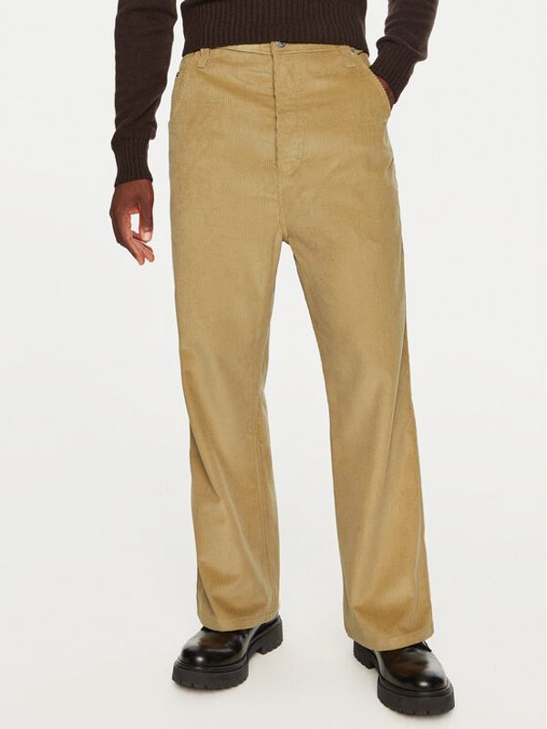 AMI PARIS AMI PARIS Hlače HTR102.CO0089 Smeđa Baggy Fit