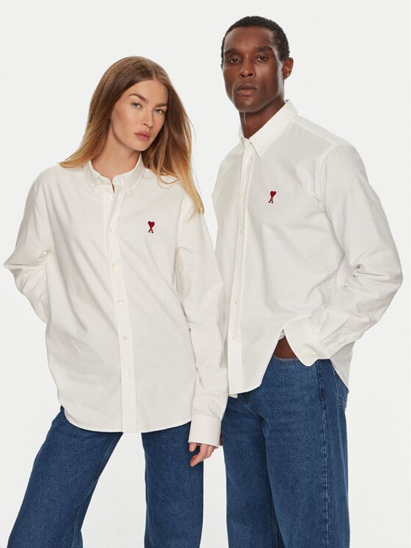 AMI PARIS AMI PARIS Košulja BFUSH063.CO0031 Bijela Regular Fit