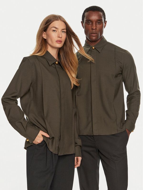 AMI PARIS AMI PARIS Košulja USH012WV0026 Smeđa Regular Fit