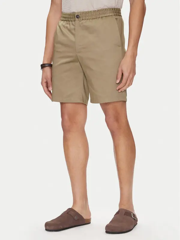 AMI Paris AMI Paris Kratke hlače HSO303.CO0103 Kaki Regular Fit