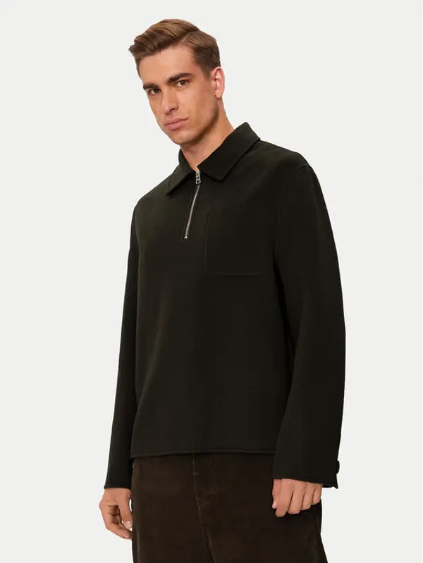 AMI Paris AMI Paris Vuneni kaput HJK057.WV0022 Smeđa Regular Fit
