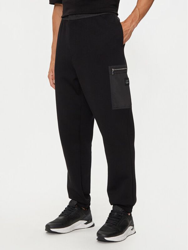 Armani Exchange Armani Exchange Donji dio trenerke XM000084 AF10818 UC001 Crna Regular Fit