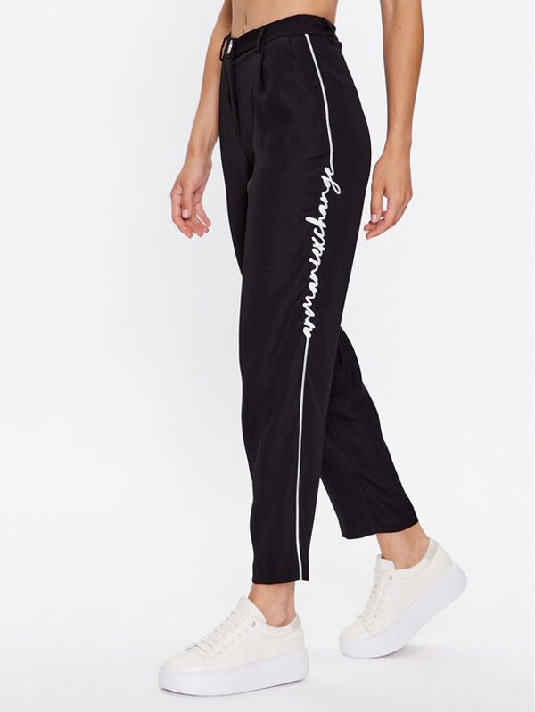 Armani Exchange Armani Exchange Hlače 6RYP05 YN4LZ 1200 Crna Regular Fit