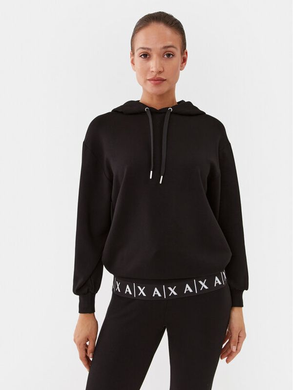 Armani Exchange Armani Exchange Majica dugih rukava 6RYM61 YJEGZ 1200 Crna Regular Fit