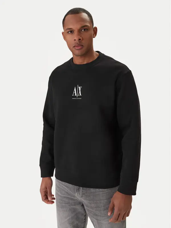 Armani Exchange Armani Exchange Majica dugih rukava XM000368 AF10818 UC001 Crna Regular Fit